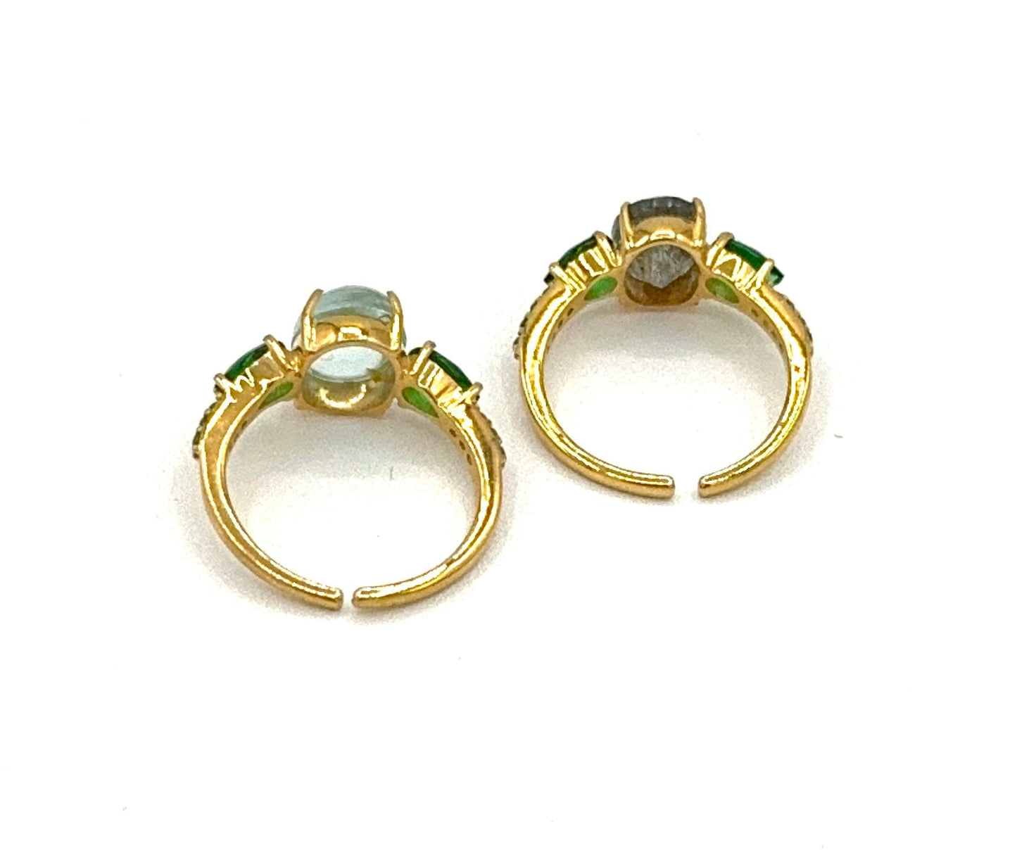 Bague artisanale JAIPUR Aigue-Marine