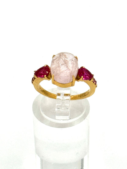 Bague artisanale JAIPUR Morganite