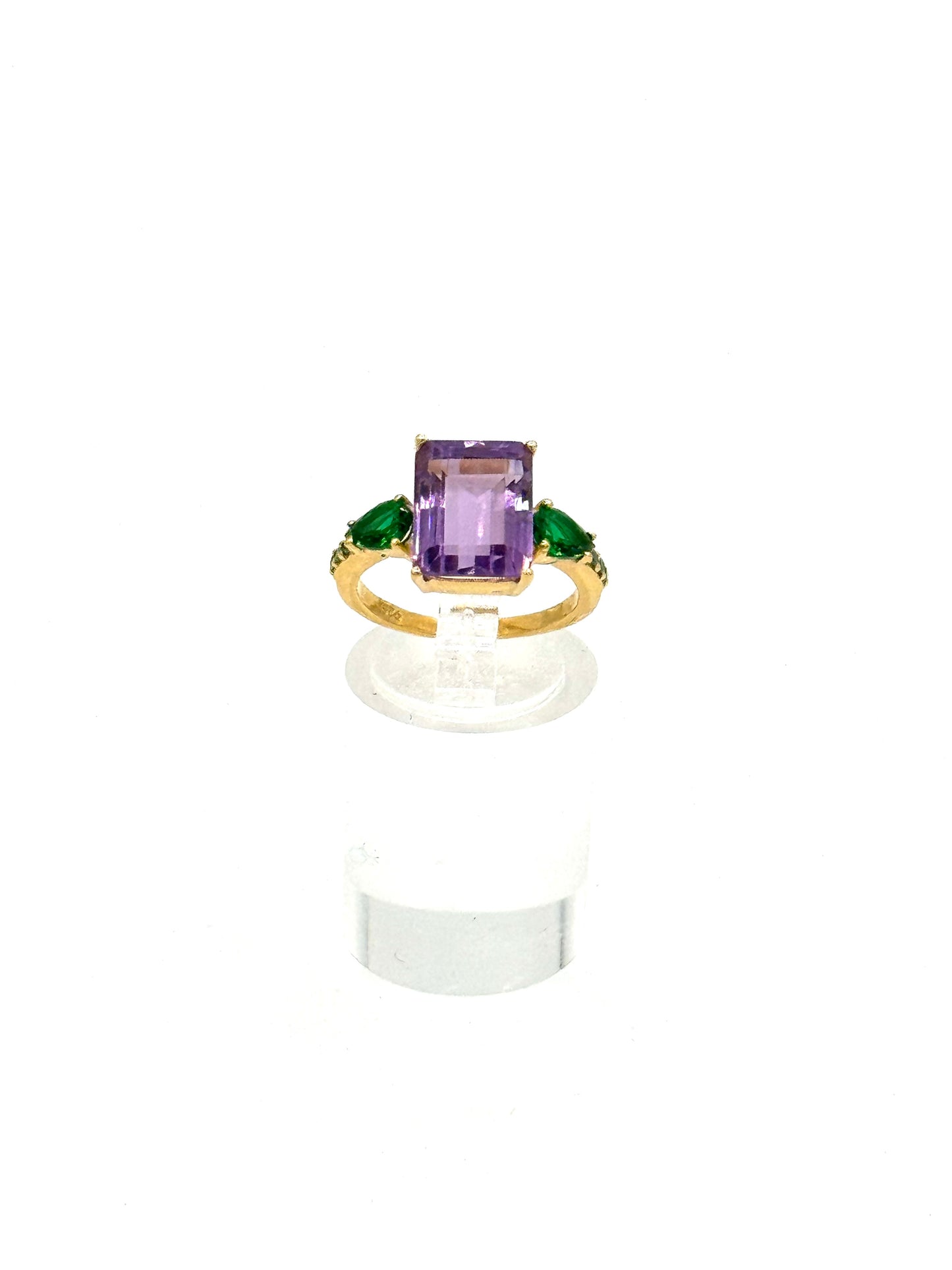 Handgefertigter JAIPUR-Amethyst-Ring