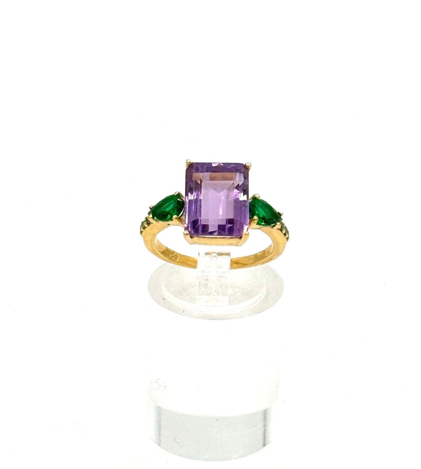 Handgefertigter JAIPUR-Amethyst-Ring